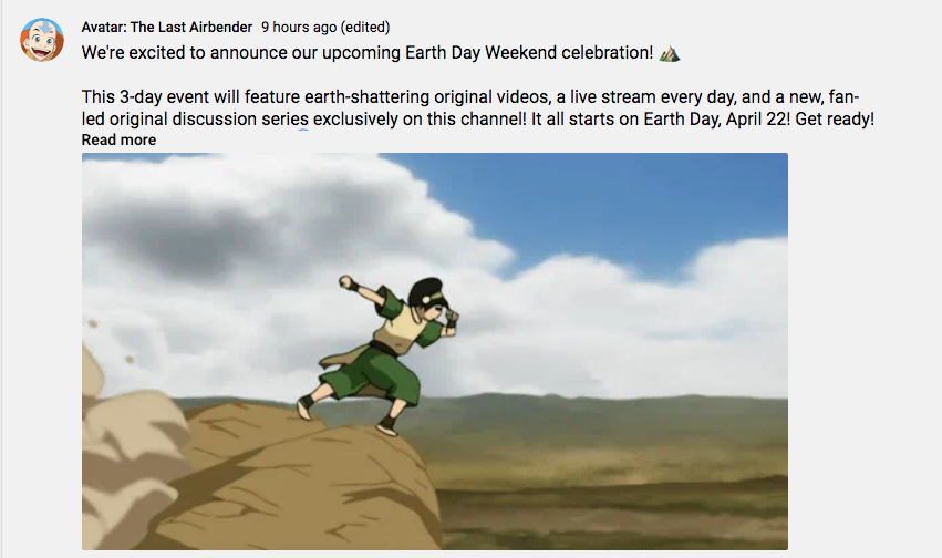 Avatar Earth Day