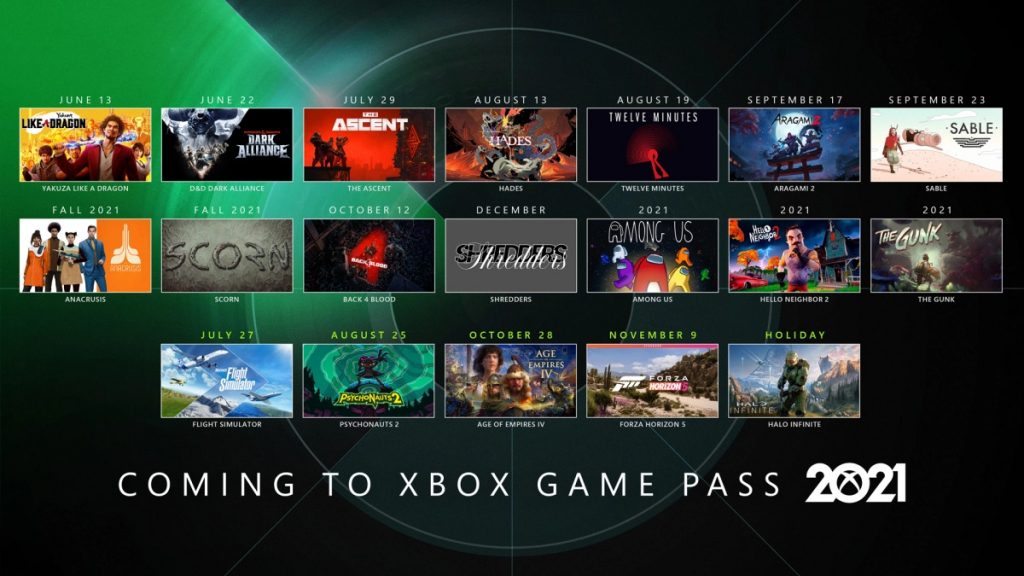 Calendario de lanzamientos Xbox