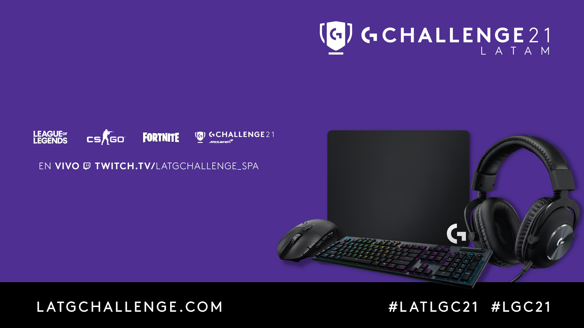 Anuncio del Logitech G Challenge 2021