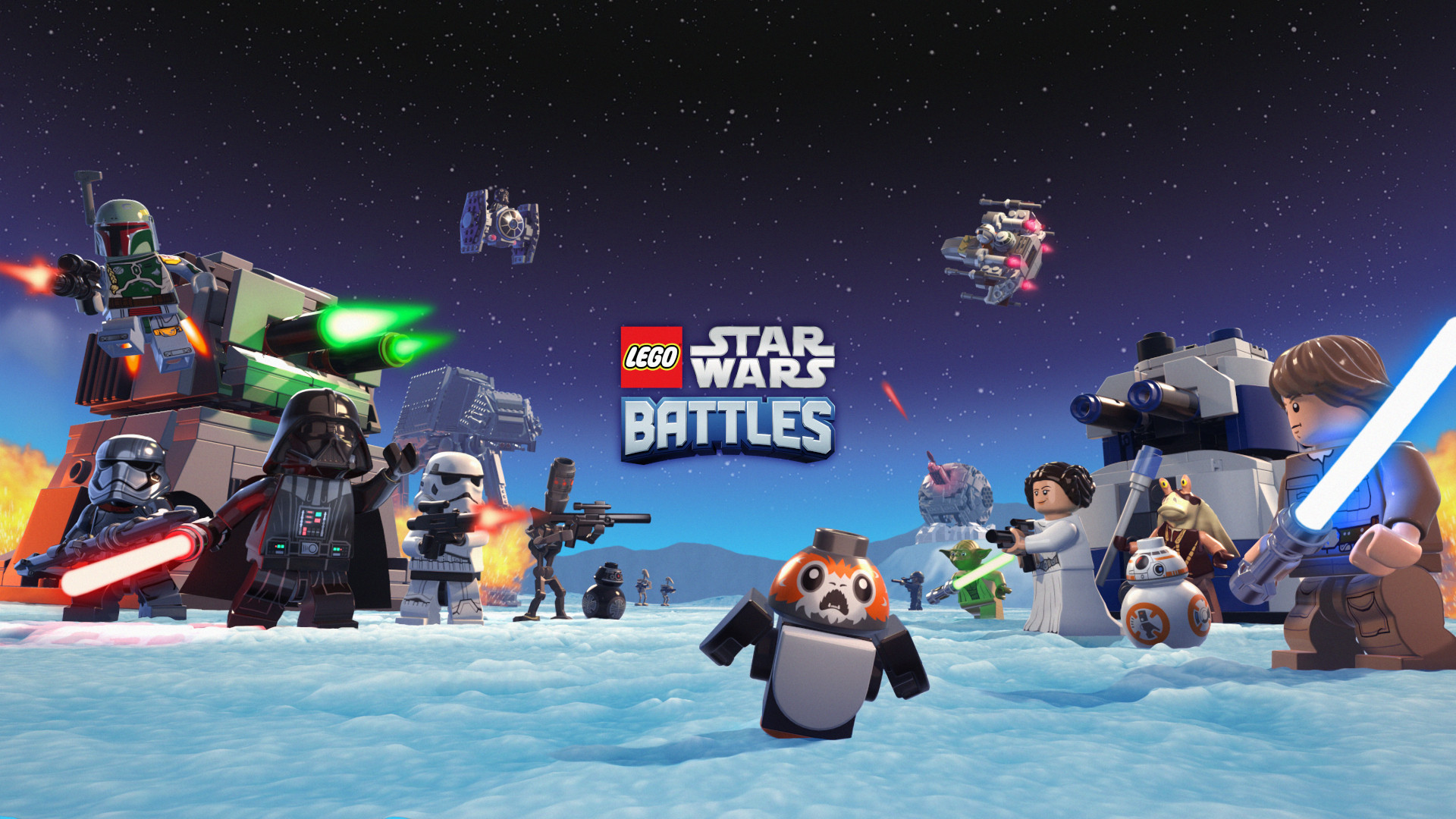 Portada de LEGO Star Wars Battles