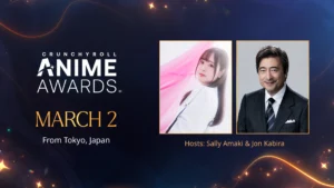 Hosts del Crunchyroll anime awards 2024