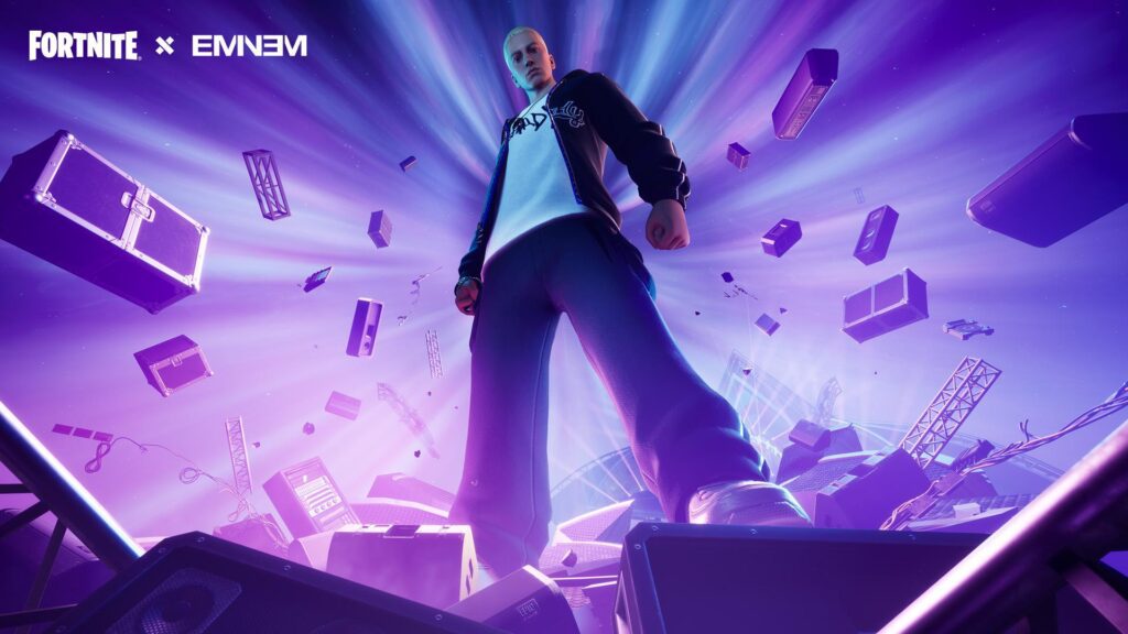 Eminem en el Big Bang de Fortnite