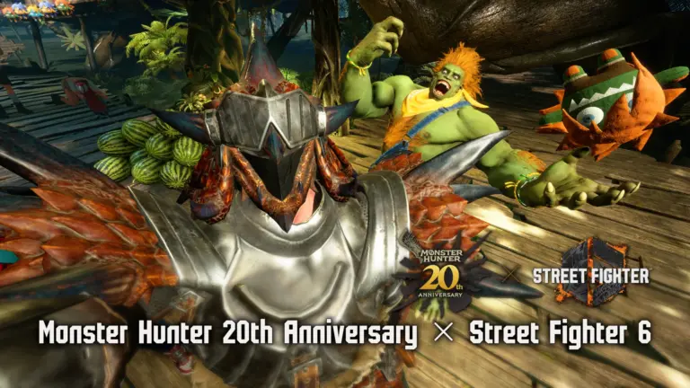 Monster Hunter colaboración con Street Fighter 6