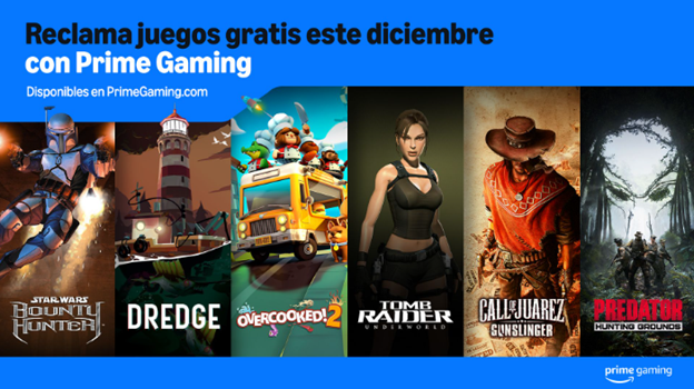 Contenidos de Prime Gaming para diciembre