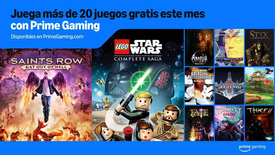 Juegos gratis en Prime Gaming en mayo
