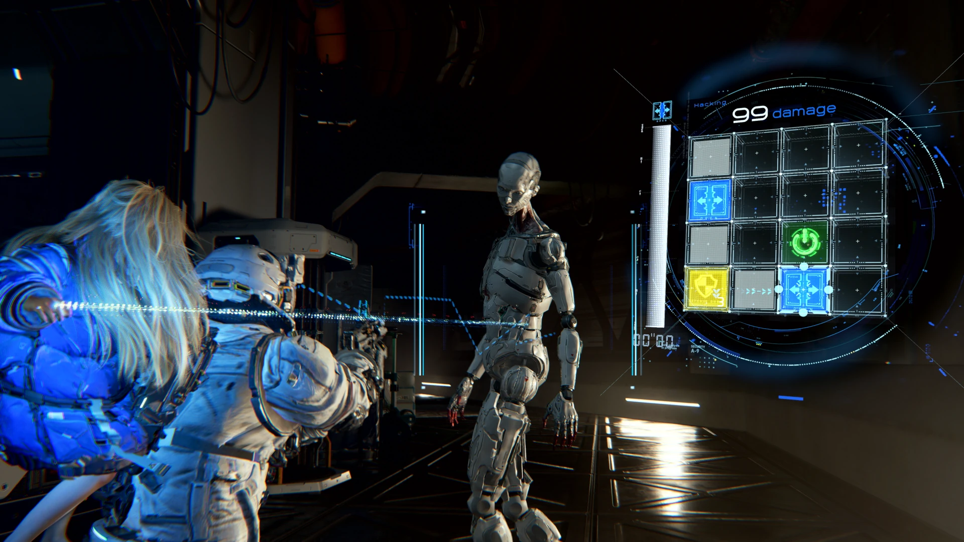 Escena de PRAGMATA con robot
