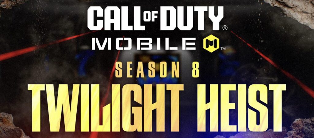 Portada de Temporada 8 de Call of Duty: Mobile — Twilight Heist