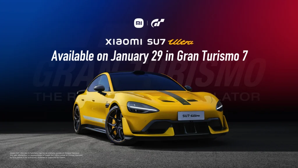 Xiaomi SU7 Ultra en Gran Turismo 7